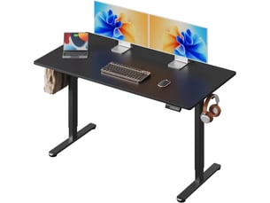 Bureau gaming ROLIPO  70 cm coloris noir
