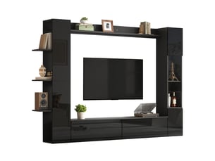 Meuble tv coloris noir 245 cm PANGIVO