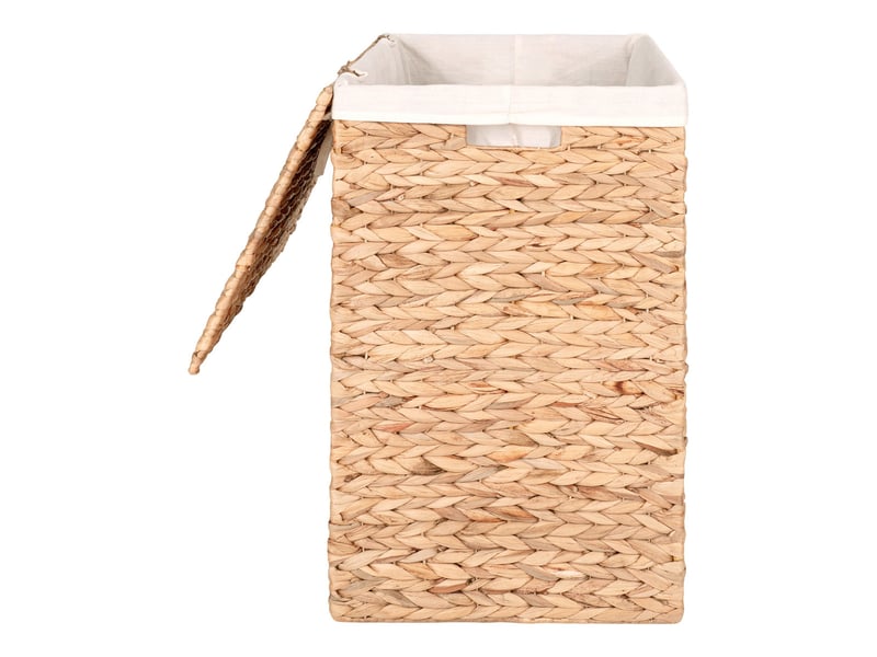  Panier à linge passo en jacinthe d'eau naturelle 43x32x55 cm  - Conforama E