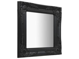 Miroir carré(e) à fixer coloris noir <strong></strong>  <strong></strong> - 40 cm x 40 cm