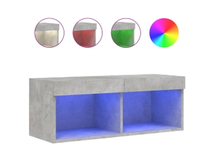 Meuble tv coloris gris 80 cm <strong></strong>  <strong></strong>