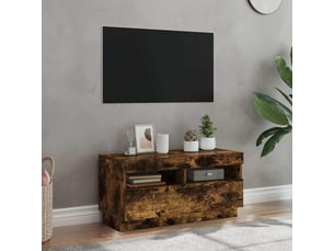 Meuble tv coloris marron 80 cm <strong></strong>  <strong></strong>