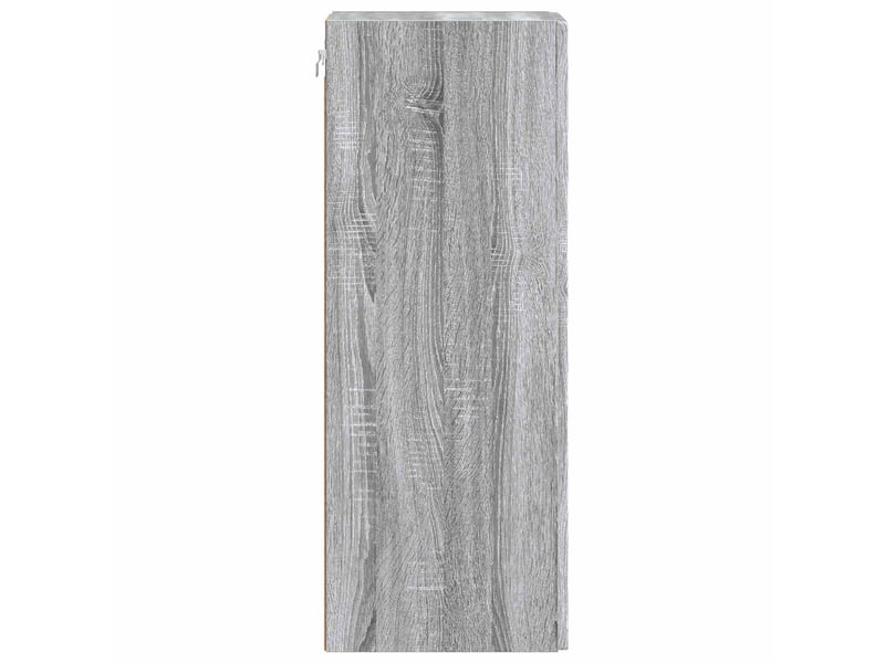  Armoire murale salon 33x34,5x90cm bois d'ingénierie sonoma gris shl6795  - Conforama E