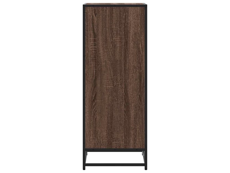  Étagère à chaussures chêne marron 48x38x97,5 cm bois ingénierie shl1230  - Conforama E
