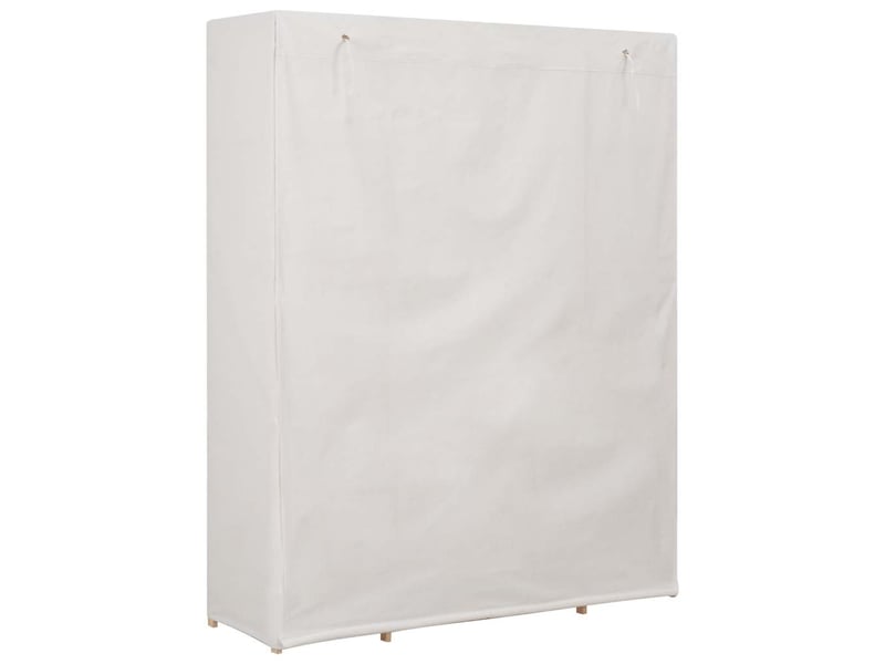 Garde-robe chambre, armoire de rangement blanc 135x40x170 cm tissu  - Conforama D