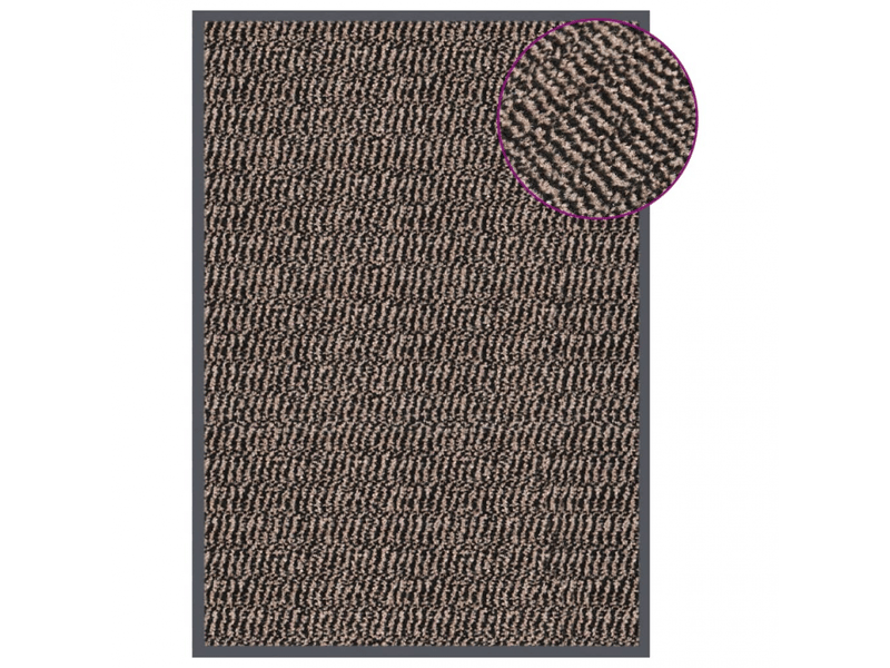  Paillasson touffeté 40x60 cm marron foncé - comfortxl 326936 - Conforama A
