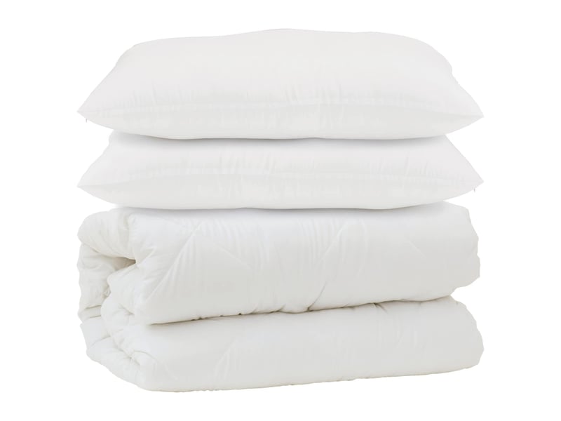  Couette avec oreiller 3 pcs - duvet blanc microfibre  - Conforama A