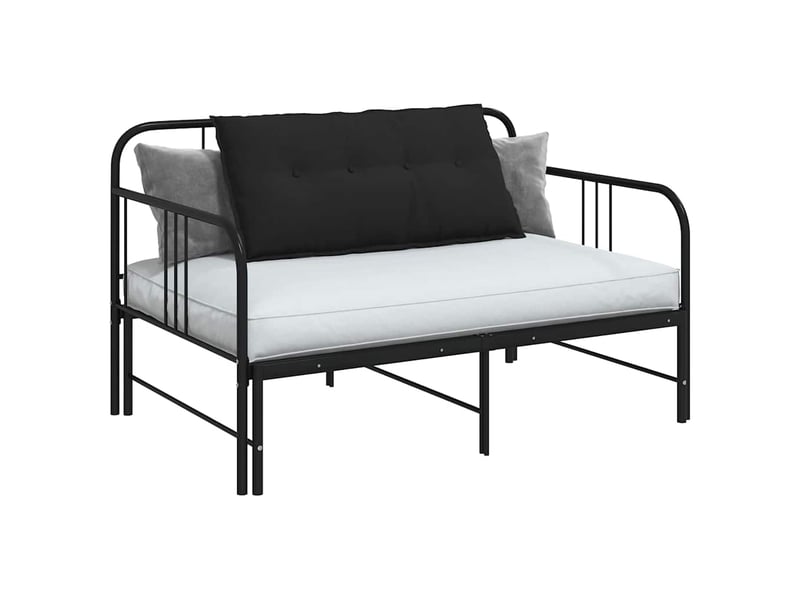  Coussin de dos, coussin de dossier noir 100 x 50 cm tissu en microfibre cf54818  - Conforama C