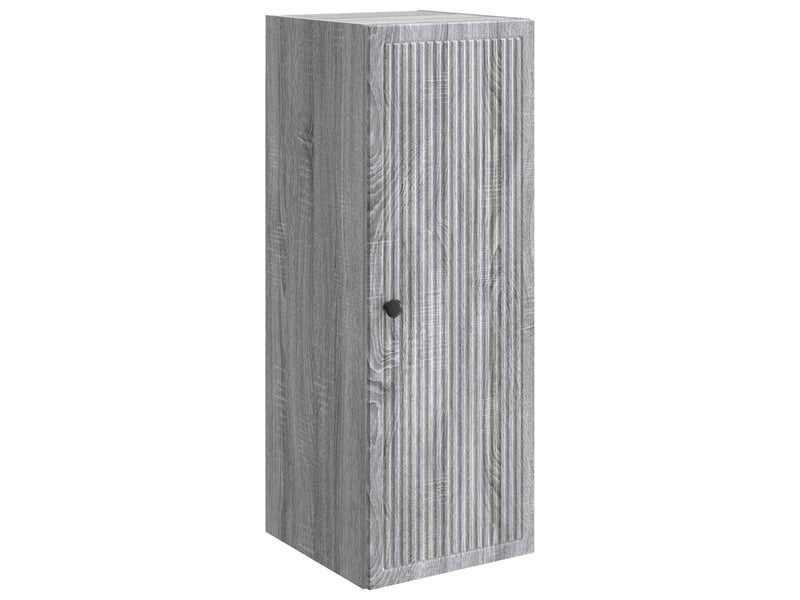  Armoire murale salon sonoma gris 33x34,5x90cm bois d'ingénierie shl8176  - Conforama A