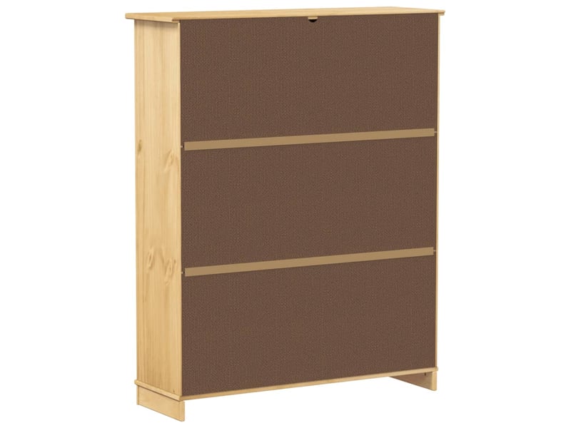  Meuble à chaussure, armoire à chaussures corona 99x32x124,5 cm bois de pin massif  - Conforama E