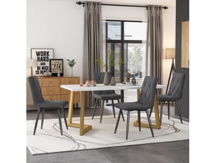 Ensemble table rectangulaire  4 chaise(s)  <strong>MODENUIT </strong> <strong></strong> 