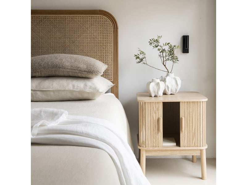 Table de nuit bois envio - 48x40x55 cm Made in Europe - Conforama D