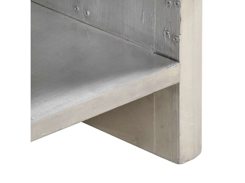  Buffet - bahut - meuble de rangement de style aviation 110x35x75 cm métal  - Conforama E