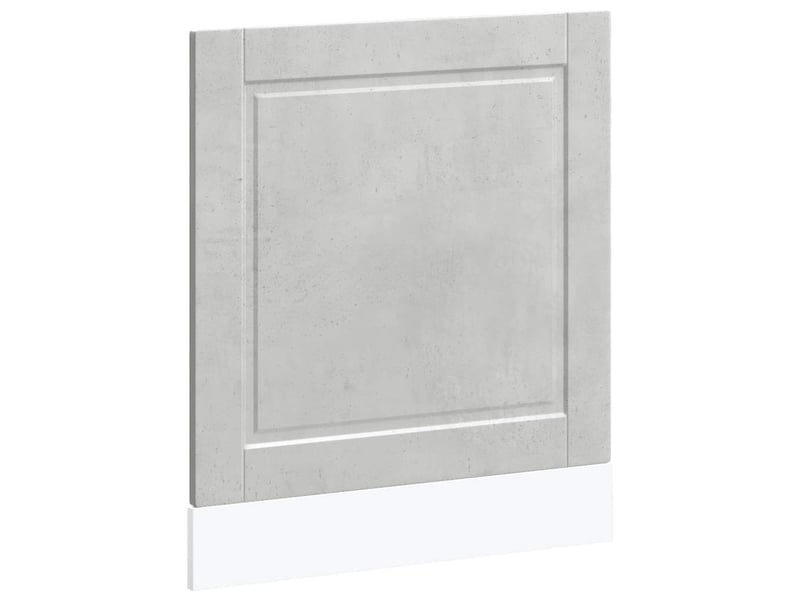  Panneau de lave-vaisselle gris béton 60x1,5x57cm  - Conforama A