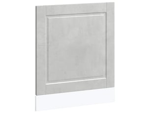 Panneau de lave-vaisselle gris béton 60x1,5x57cm