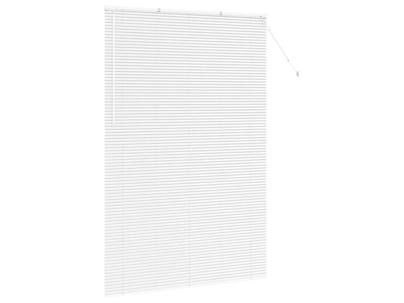 Store vénitien, store de fenêtre blanc 220 x 145 cm 25 mm aluminium cf47794 - Conforama E