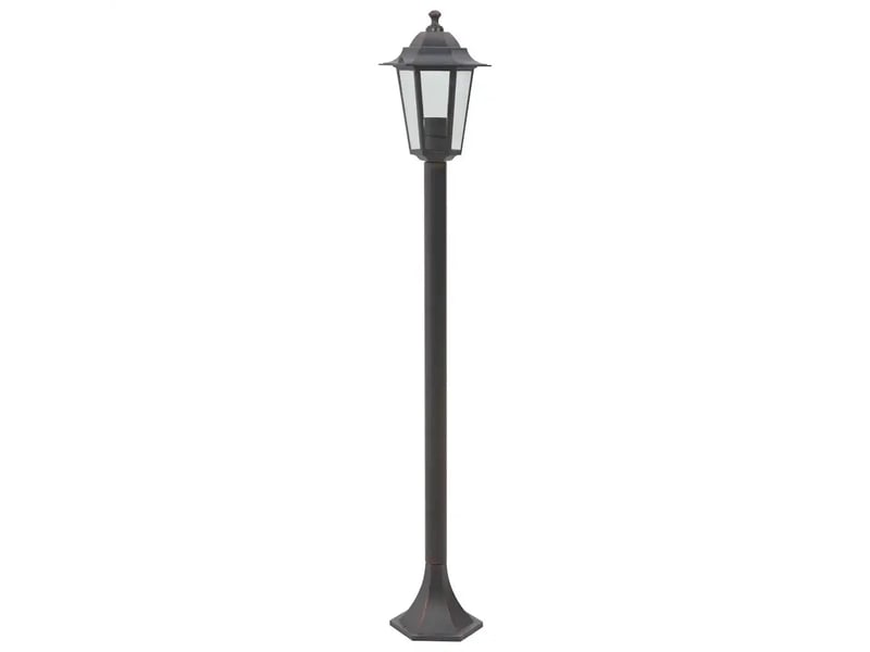  Lot de 6 lampes de jardin à piquet fonctionnelles ambiance 110 x 19 cm en aluminium bronze 02_0045887  - Conforama C