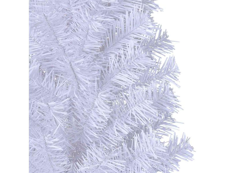  Sapin de noël, arbre de noël artificiel avec branches épaisses blanc 180cm pvc  - Conforama E