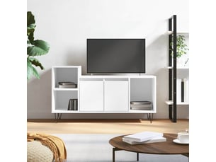 Meuble tv coloris blanc 100 cm <strong></strong>  <strong></strong>