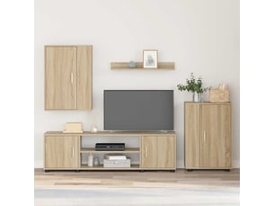 Meuble tv coloris beige 140 cm <strong></strong>  <strong></strong>