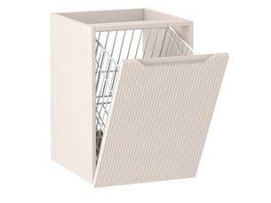 Meuble avec panier à linge suspendu novo cachemire mat 40 cm