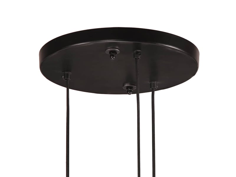  Lampe suspendue, suspension luminaire 25 w noir 30x30x100 cm e27  - Conforama E