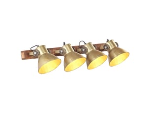Lampe murale, applique murale industrielle laiton 90x25 cm e27