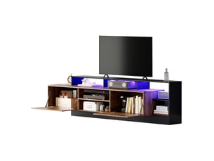 Meuble tv coloris bicolore 190 cm   