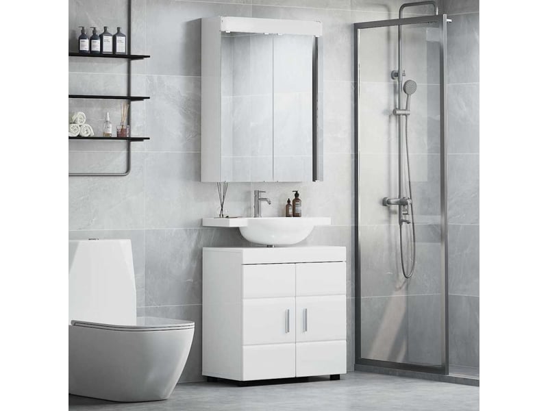 Ensemble de mobilier de salle de bain tulum 2 pièces cf64713 - Conforama B