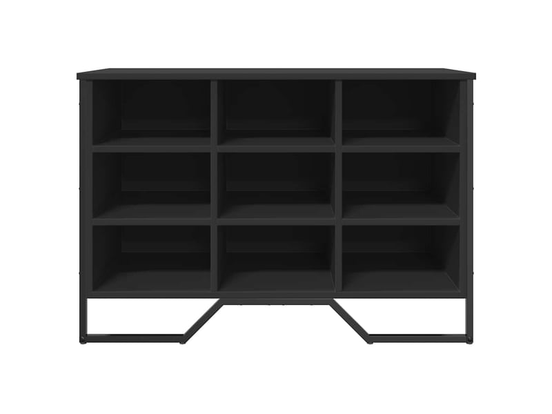  Meuble à chaussure, armoire à chaussures noir 90x38x61,5 cm bois d'ingénierie  - Conforama D