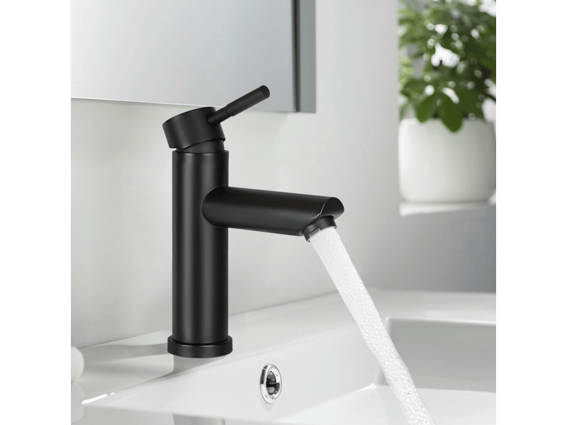  Nettlife robinet d'évier robinet chaudfroid robinet haute pression en acier inoxydable  - Conforama A