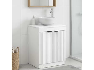 Armoire de salle de bain, meuble de rangement blanc 54x41x70 cm shl4900