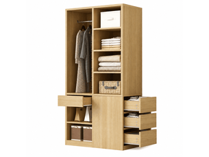 Armoire OMNIGLINT TRADING LTD coloris bois clair largeur 50 cm