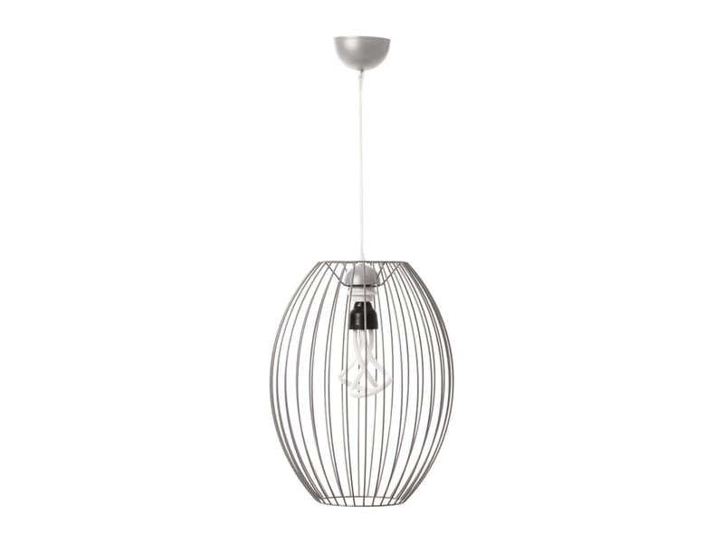  Lampe suspension en métal olivia 41cm argent  - Conforama A