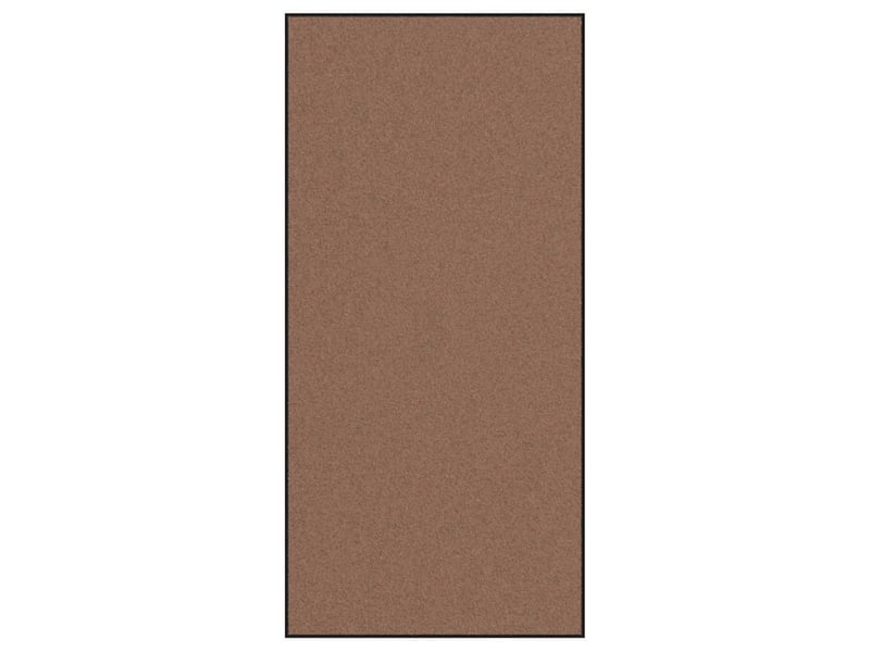 Tapis d'entrée rectangulaire 120 x 250 cm anti-salissure élégant design moderne en polyamide marron 02_0057981  - Conforama A