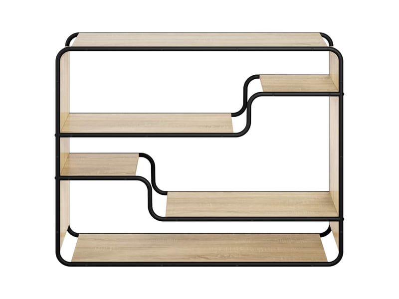  Buffet salon, buffet de rangement chêne sonoma 98x37,5x75,5 cm bois d'ingénierie  - Conforama C