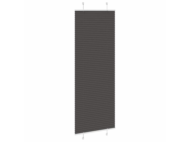  Store plissé, store de fenêtre noir 70x200 cm largeur du tissu 69,4 cm polyester cf46951  - Conforama C