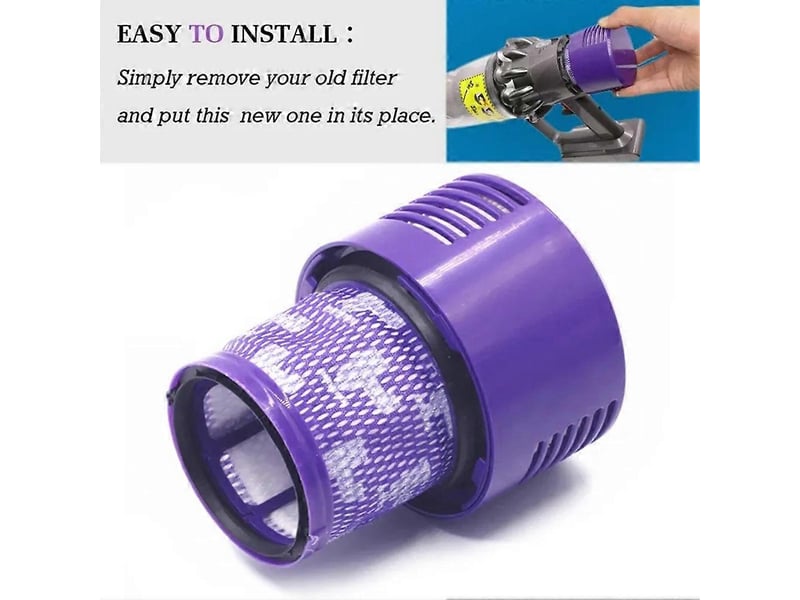  For v10 hepa filter accessories sv12 washable filter replacement cleaning spare parts  - Conforama C