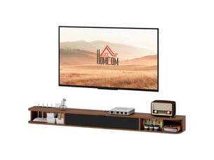 Meuble tv coloris bois foncé PANGIVO