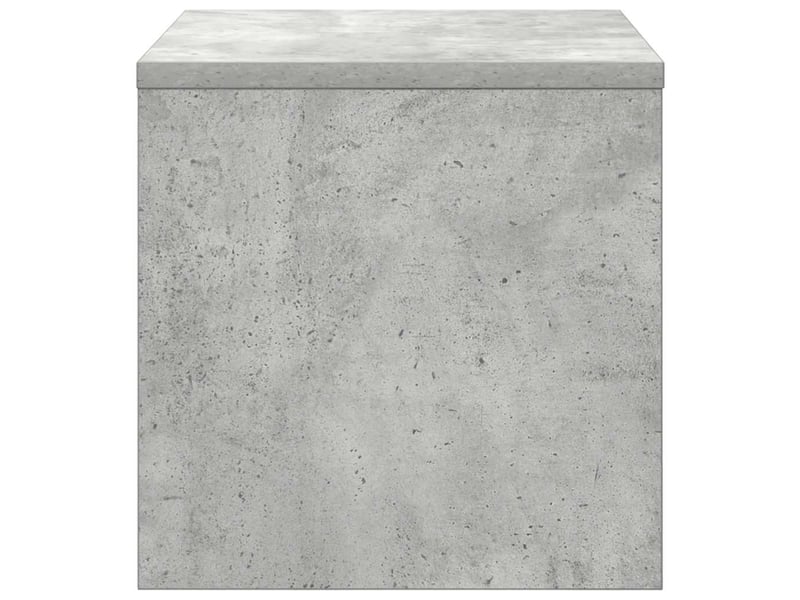  Table de chevet - cabinet de chevet - table de nuit gris béton 40x30x30 cm bois ingénierie  - Conforama E
