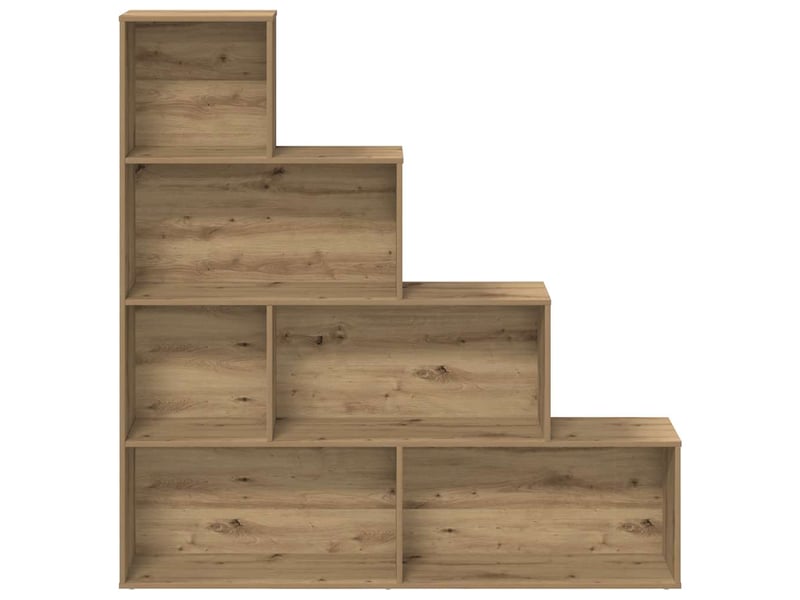  Bibliothèque, étagère de rangement chêne artisanal 157x24x160 cm bois d'ingénierie  - Conforama D
