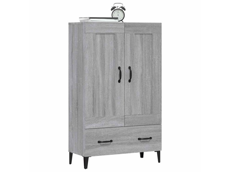  Buffet - bahut - meuble de rangement sonoma gris 70x31x115 cm bois d'ingénierie  - Conforama E