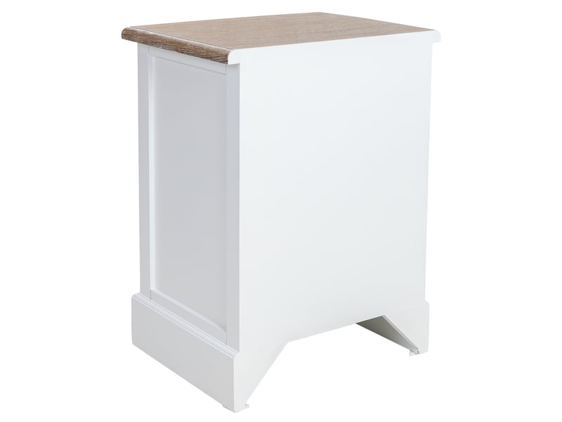  Table de chevet en bois marron 45x35x60 cm h  - Conforama E