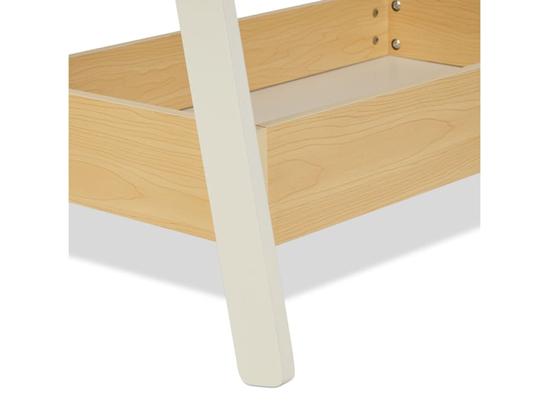  Portemanteau pour enfants hauteur ajustable design simple rangement vêtements 120 x 50 x 30 cm en bois blanc 13_0013611  - Conforama B