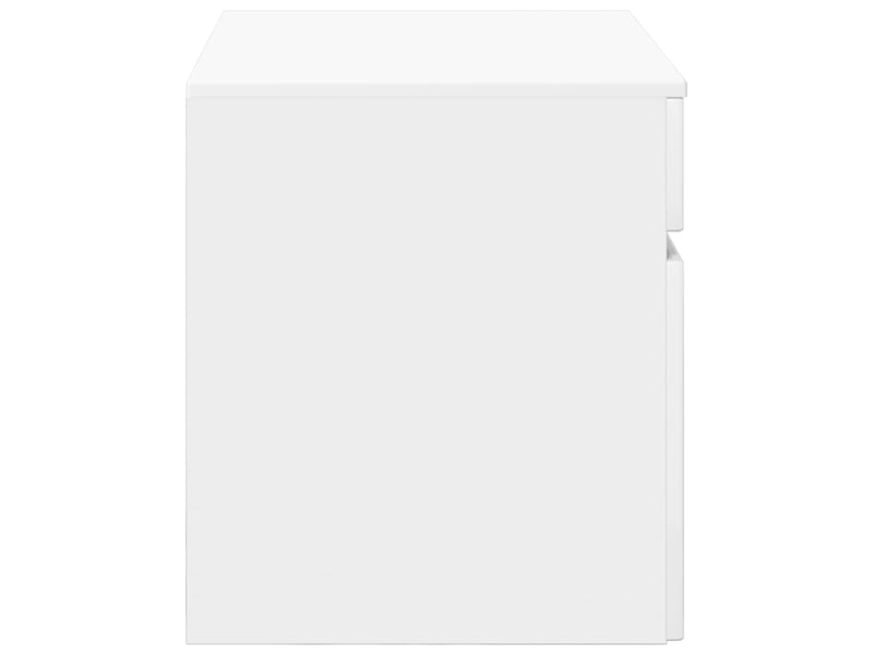  Cabinet salle de bain mural, meuble de rangement blanc brillant 59x44.5x50 cm  - Conforama D