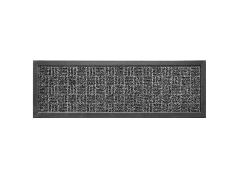  Tapis d'entrée grattoir jason 25x75cm noir  - Conforama A