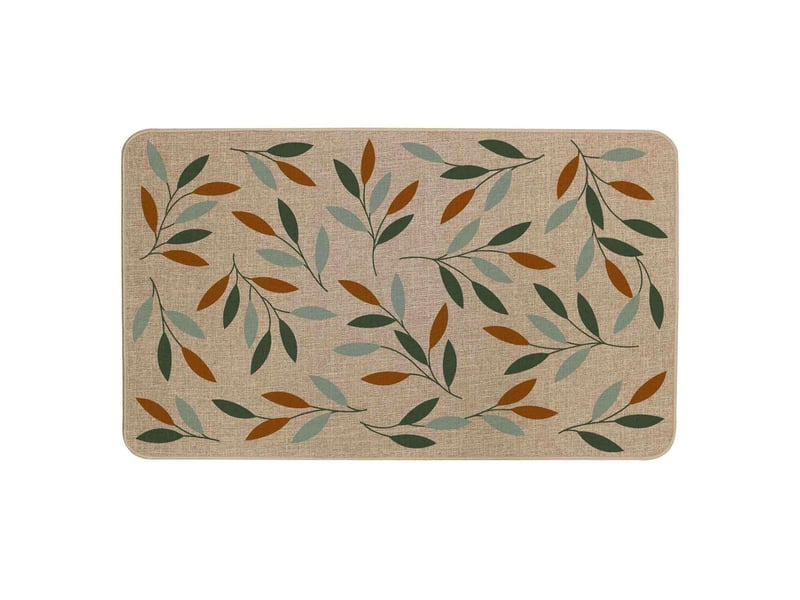  Tapis tissé imprimé lucene 45x75cm naturel  - Conforama A