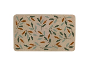 Tapis tissé imprimé lucene 45x75cm naturel
