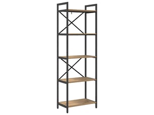 Étagère 5 niveaux, étagère de rangement 56 x 34 x 171 cm bois d'ingénierie shl4841