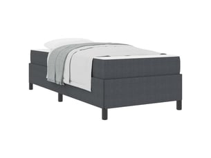 Lit simple 100x200 cm coloris gris